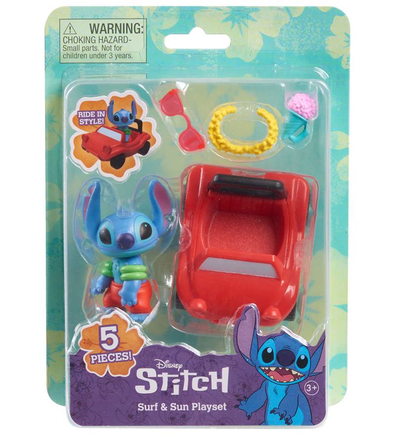 Disney Stitch Spielset - 5 Teile - Surf & So - Stitch - One Size - Spielzeugfiguren Disney Stitch Spielset - 5 Teile - Surf & So - Stitch - One Size - Spielzeugfiguren von Stitch