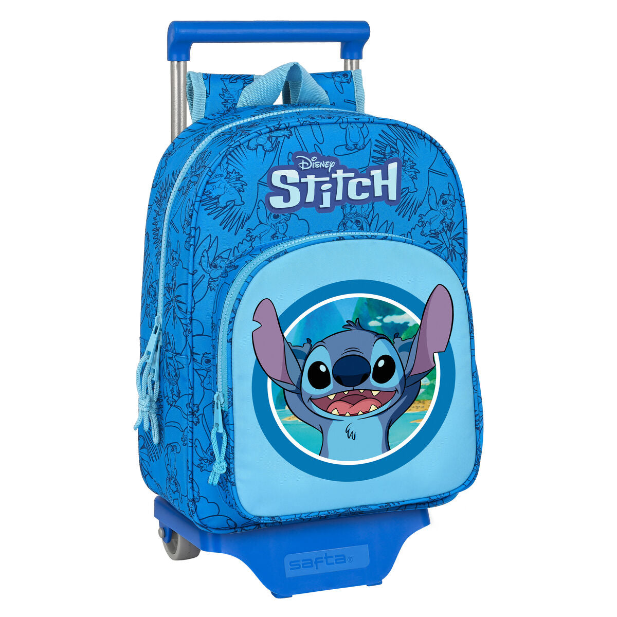 Schulrucksack mit Rädern Stitch Blau 26 x 34 x 11 cm von Stitch
