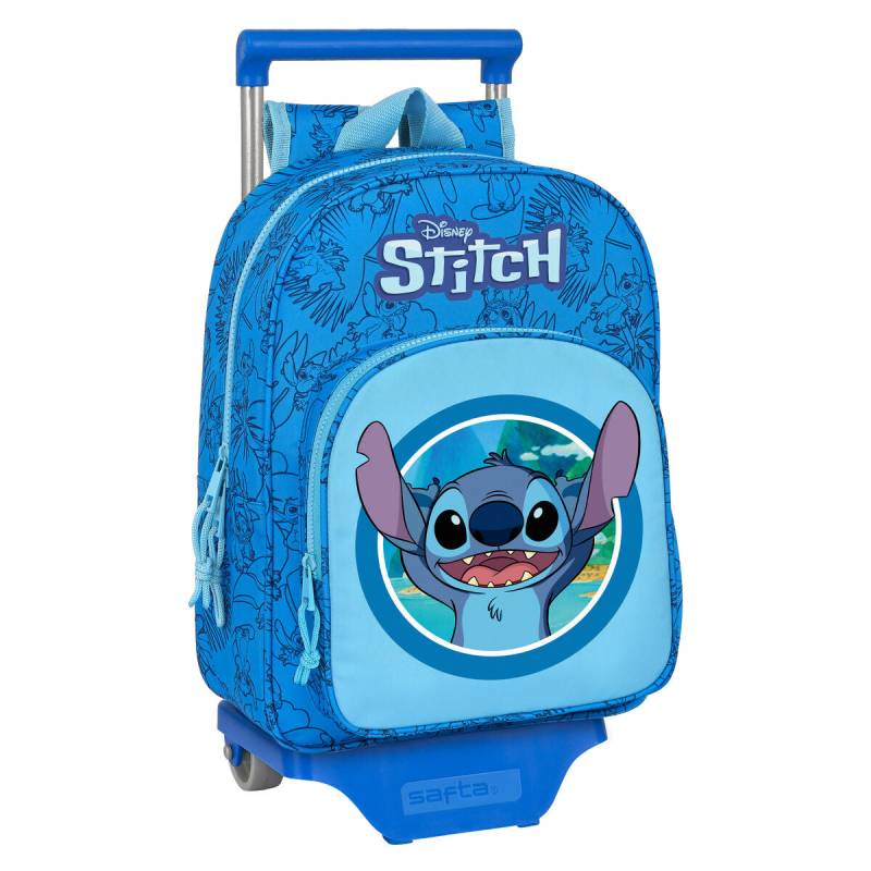 Schulrucksack mit Rädern Stitch Blau 26 x 34 x 11 cm von Stitch