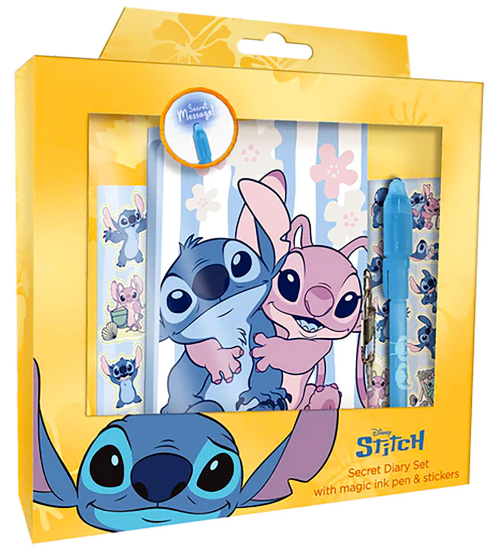 Stitch Tagebuch m. Lock And Magic Pen - Blau - Stitch - One Size - Tagebücher Stitch Tagebuch m. Lock And Magic Pen - Blau - Stitch - One Size - Tagebücher von Stitch