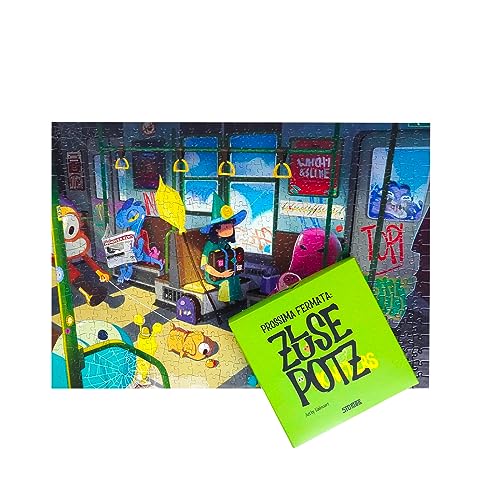 Puzzle mit 500 Teilen – Sto Puzzle nächste Haltestelle Zulsepotz – Valentart – 500 Teile – Magische Reise im Pixar-Stil – 35 x 50 cm von StoPuzzle
