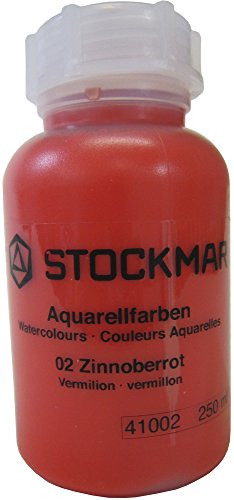 Stockmar Aquarellfarbe 250 ml, Farbe: Zinnoberrot Stockmar Aquarellfarbe 250 ml, Farbe: Zinnoberrot von Stockmar