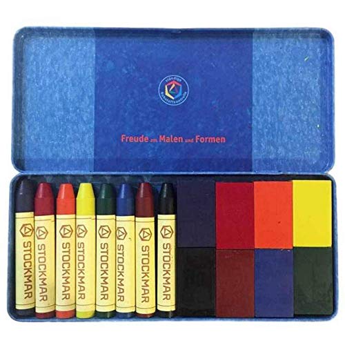 Stockmar Combined Assortment 8 Crayons + 8 Blocks von Stockmar
