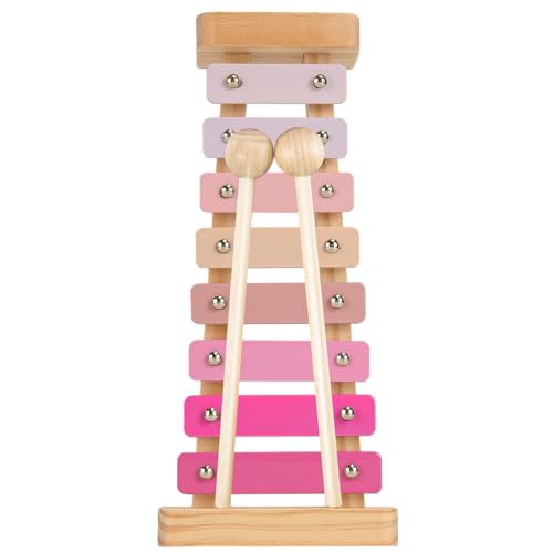 Stoie's 8 Fliesen Pink Sensation C-Key Xylofon Klavier Keyboard Spielzeug für Kinder Kleinkinder mit Schlägeln und Notenblatt Stoie's 8 Fliesen Pink Sensation C-Key Xylofon Klavier Keyboard Spielzeug für Kinder Kleinkinder mit Schlägeln und Notenblatt von Stoie's