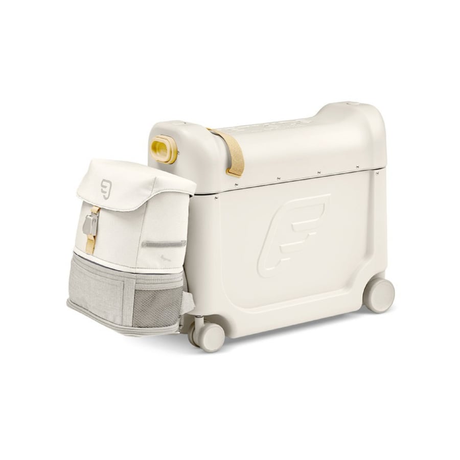 JETKIDS™ BY STOKKE® Aufsitzkoffer BedBox™ mit Crew BackPack™ White von Stokke