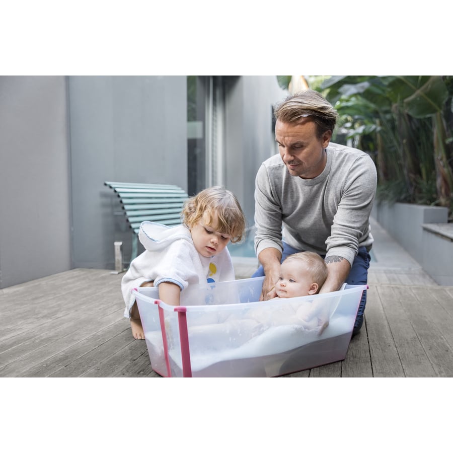 STOKKE® Babywanne Flexi Bath® transparent blau von Stokke