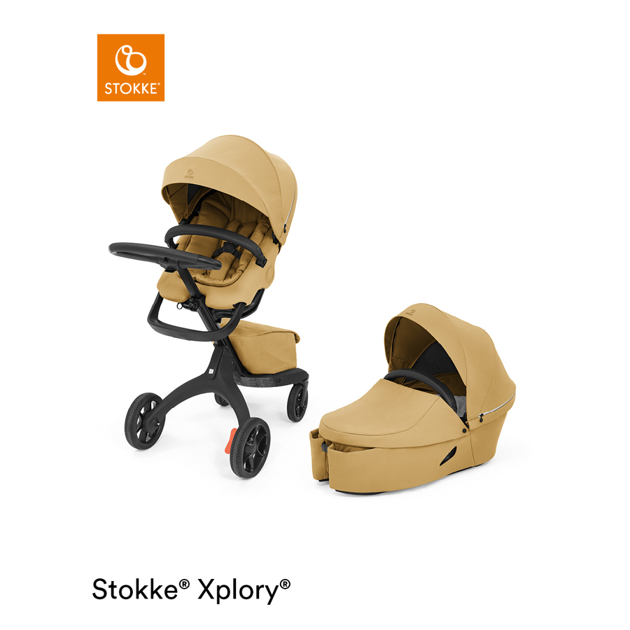 STOKKE® Kinderwagen Xplory® X inklusive Tragewanne Golden Yellow von Stokke
