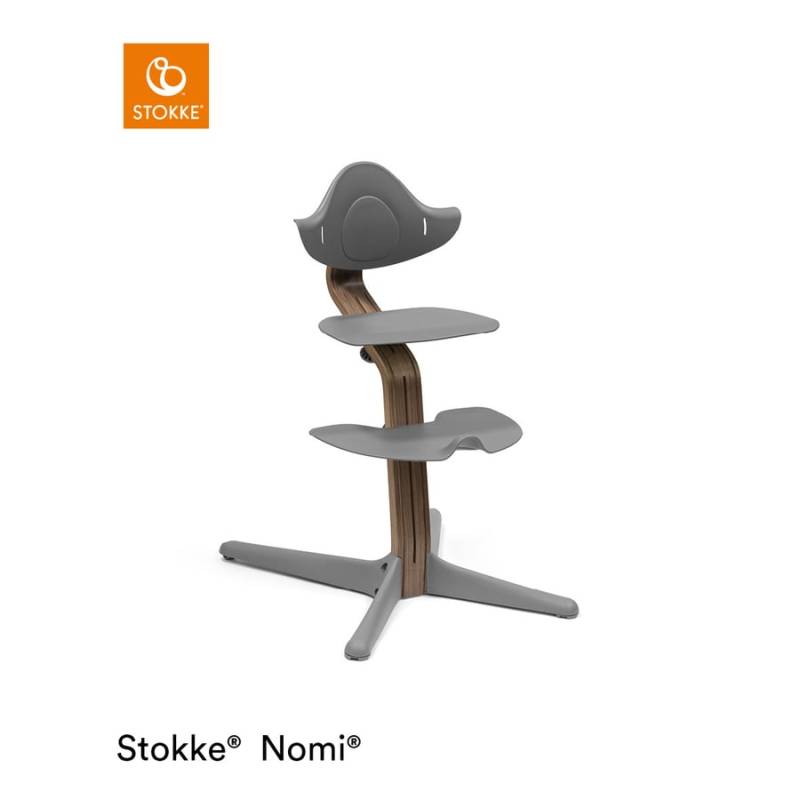 STOKKE® Nomi® Hochstuhl Walnuss / grau von Stokke