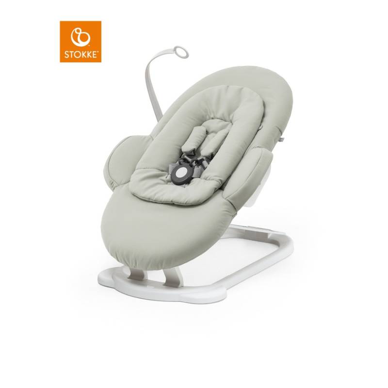 STOKKE® Steps™ Babywippe Soft Sage / White Chassis von Stokke