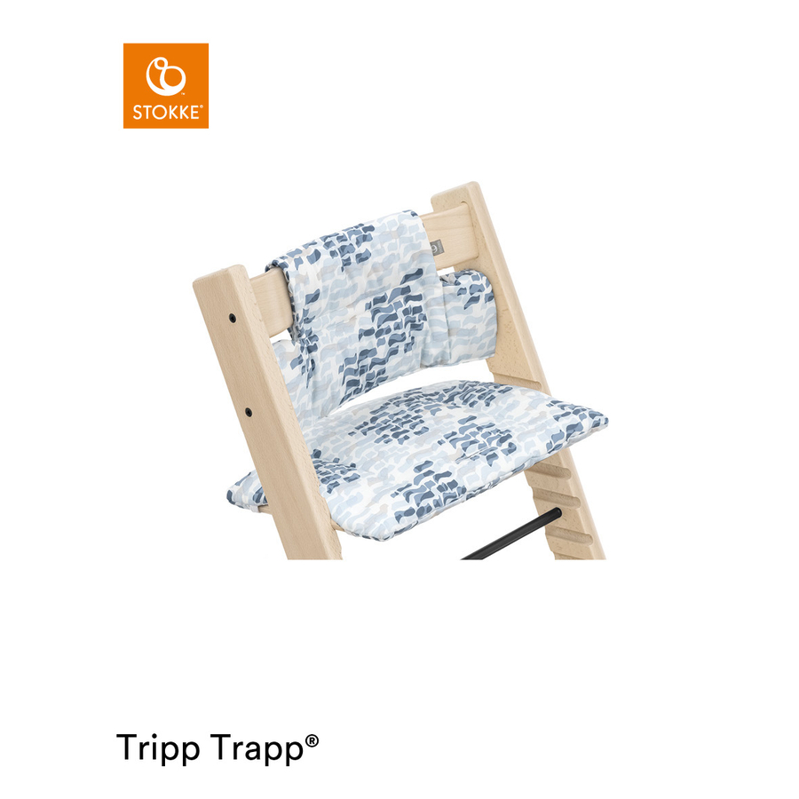 STOKKE® Tripp Trapp® Classic Baby Sitzkissen Waves Blue von Stokke
