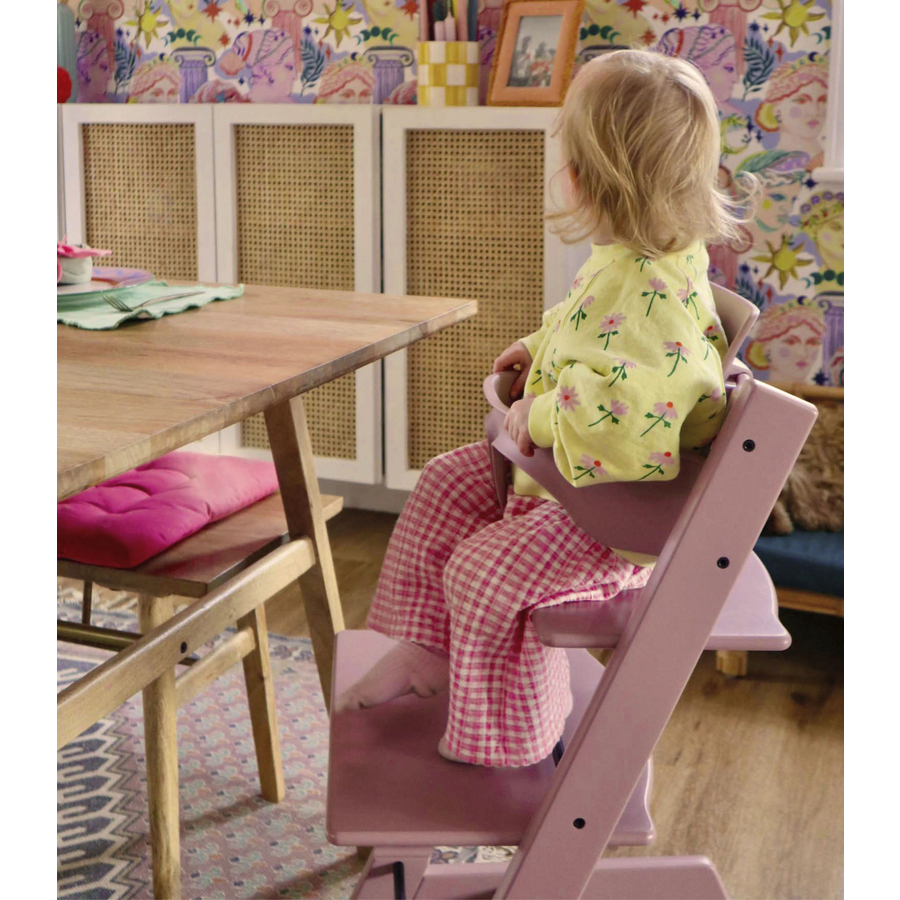 STOKKE® Tripp Trapp® Hochstuhl Buche Heather Mauve + Baby Set V2 Heather Mauve von Stokke