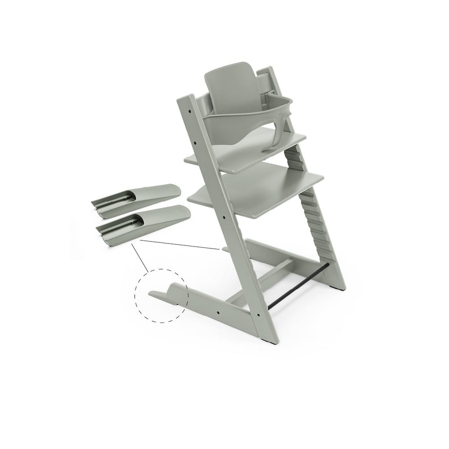 STOKKE® Tripp Trapp® Hochstuhl Glacier Green inkl. Baby Set V2 Glacier Green von Stokke