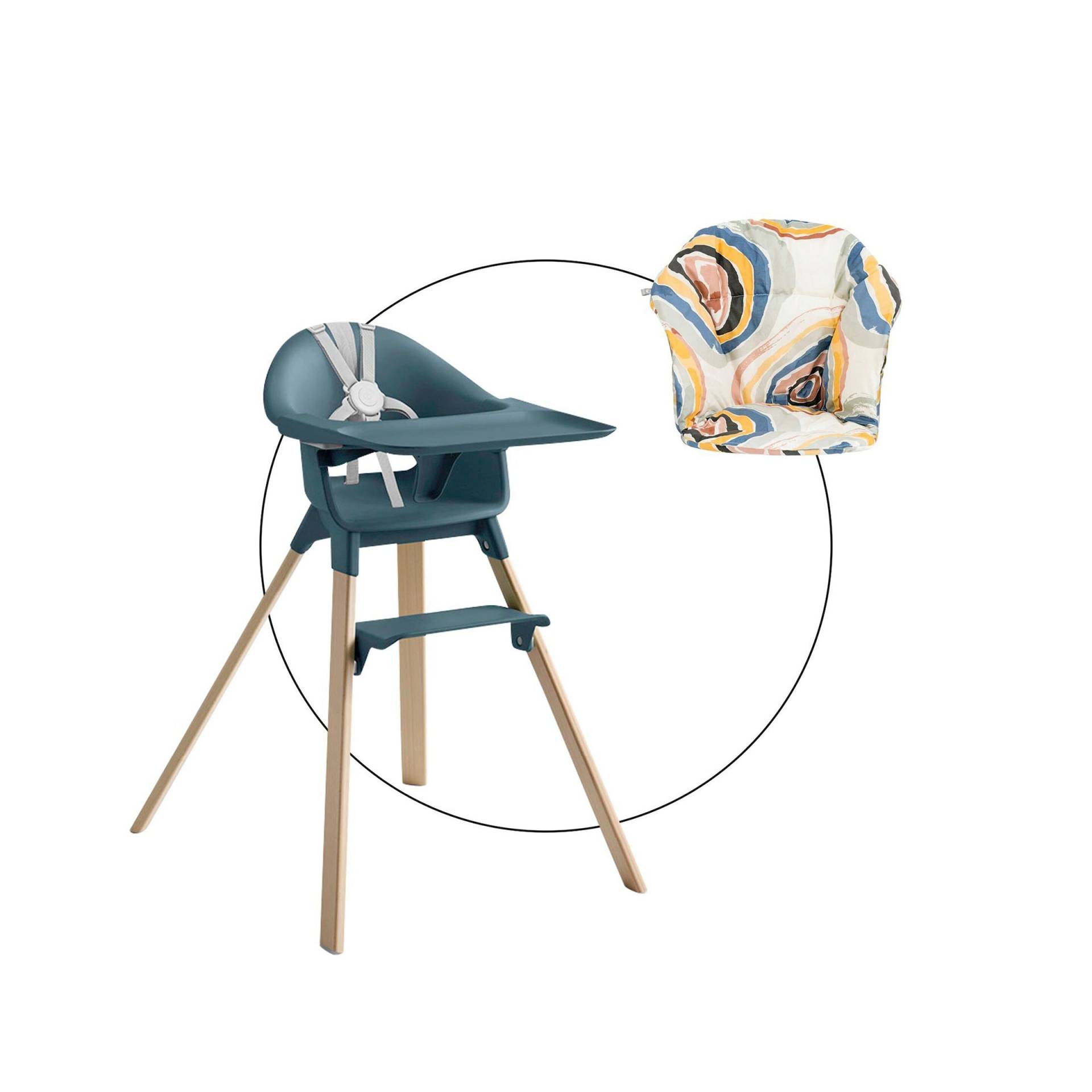 Stokke® Clikk™ Hochstuhl Bundle inkl. Sitzkissen von Stokke