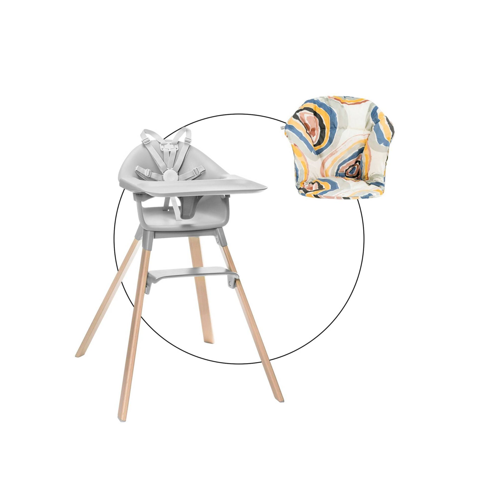 Stokke® Clikk™ Hochstuhl Bundle inkl. Sitzkissen von Stokke