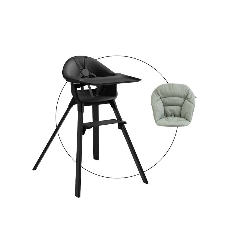 Stokke® Clikk™ Hochstuhl Bundle inkl. Sitzkissen von Stokke