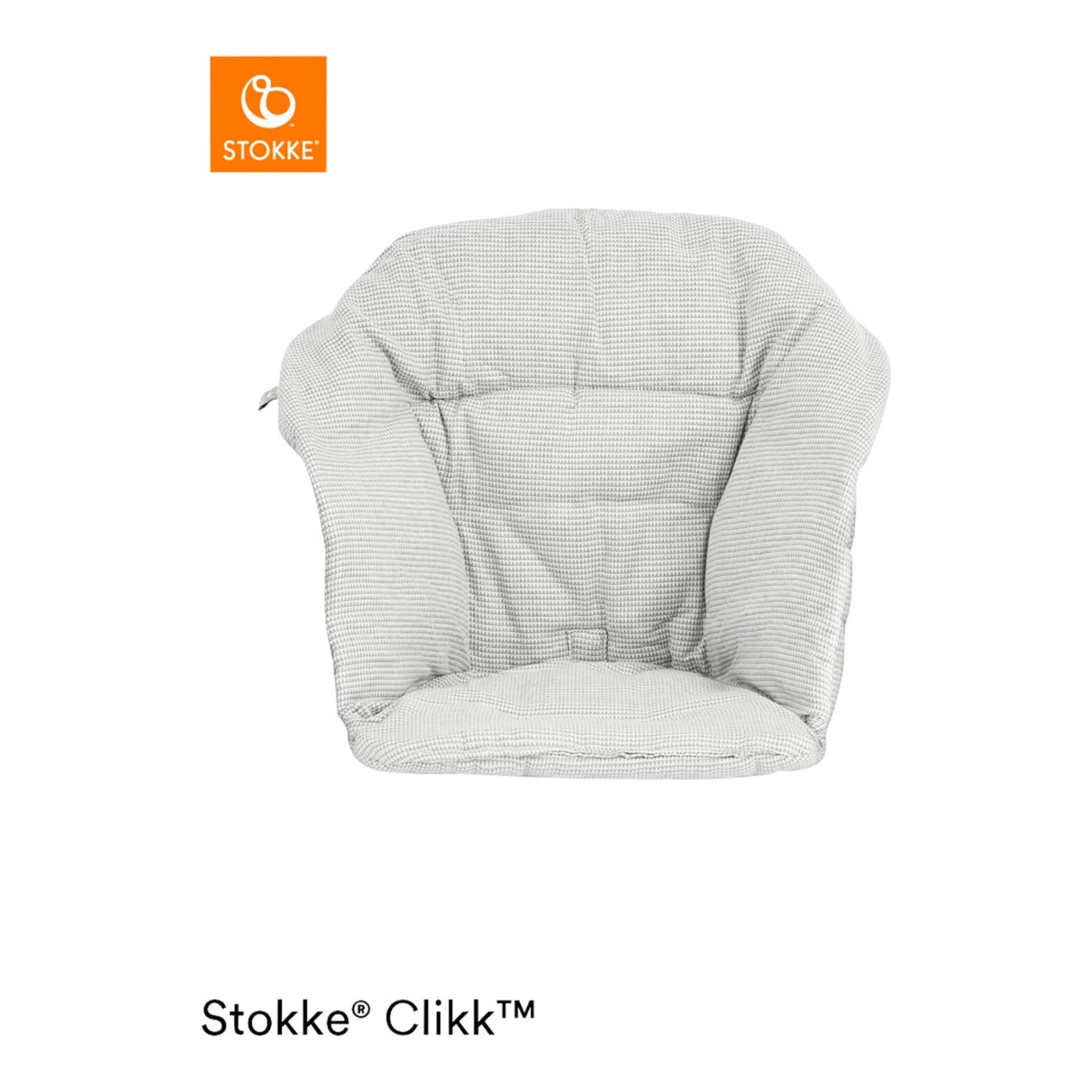 Stokke® Clikk™ Sitzkissen Organic Cotton mit schmutzabweisender Beschichtung von Stokke