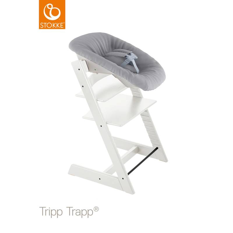 Stokke® Tripp Trapp® Bundle Treppenhochstuhl inkl. Newborn Set Light Grey von Stokke