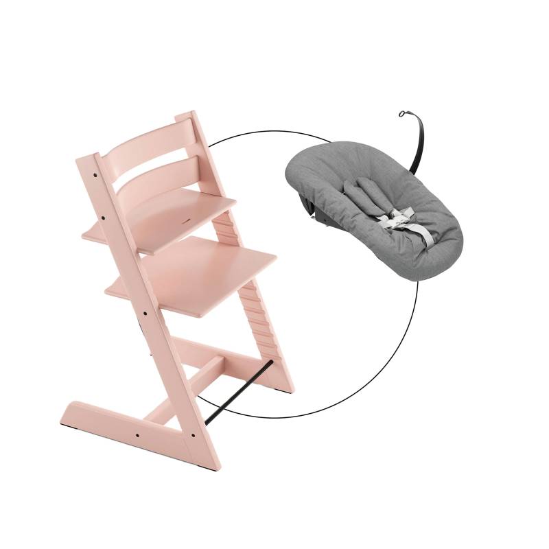 Stokke® Tripp Trapp® Bundle Treppenhochstuhl inkl. Newbornset Deep Grey von Stokke