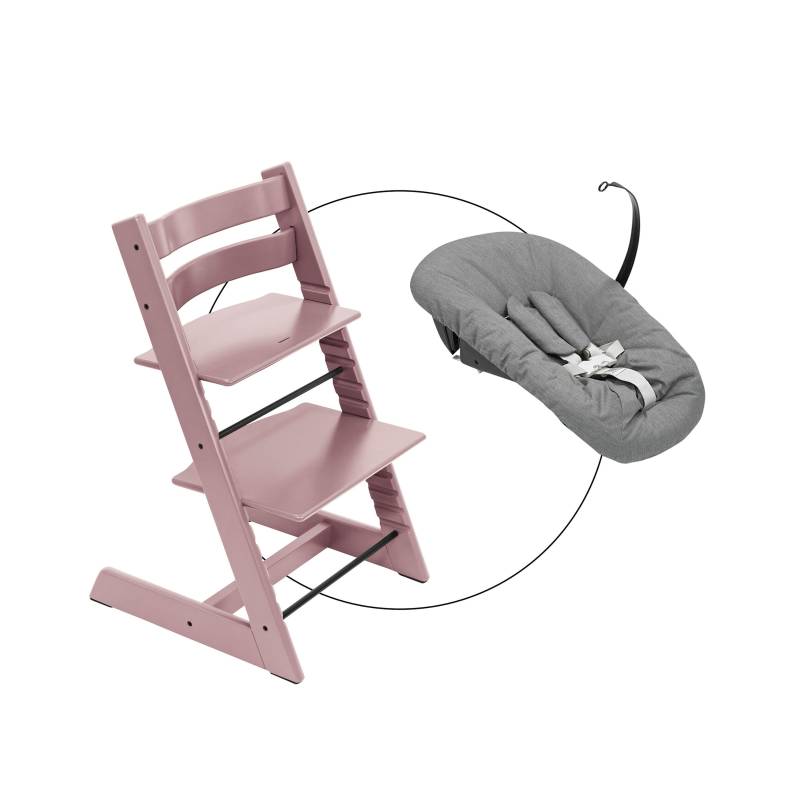 Stokke® Tripp Trapp® Bundle Treppenhochstuhl inkl. Newbornset deep grey von Stokke