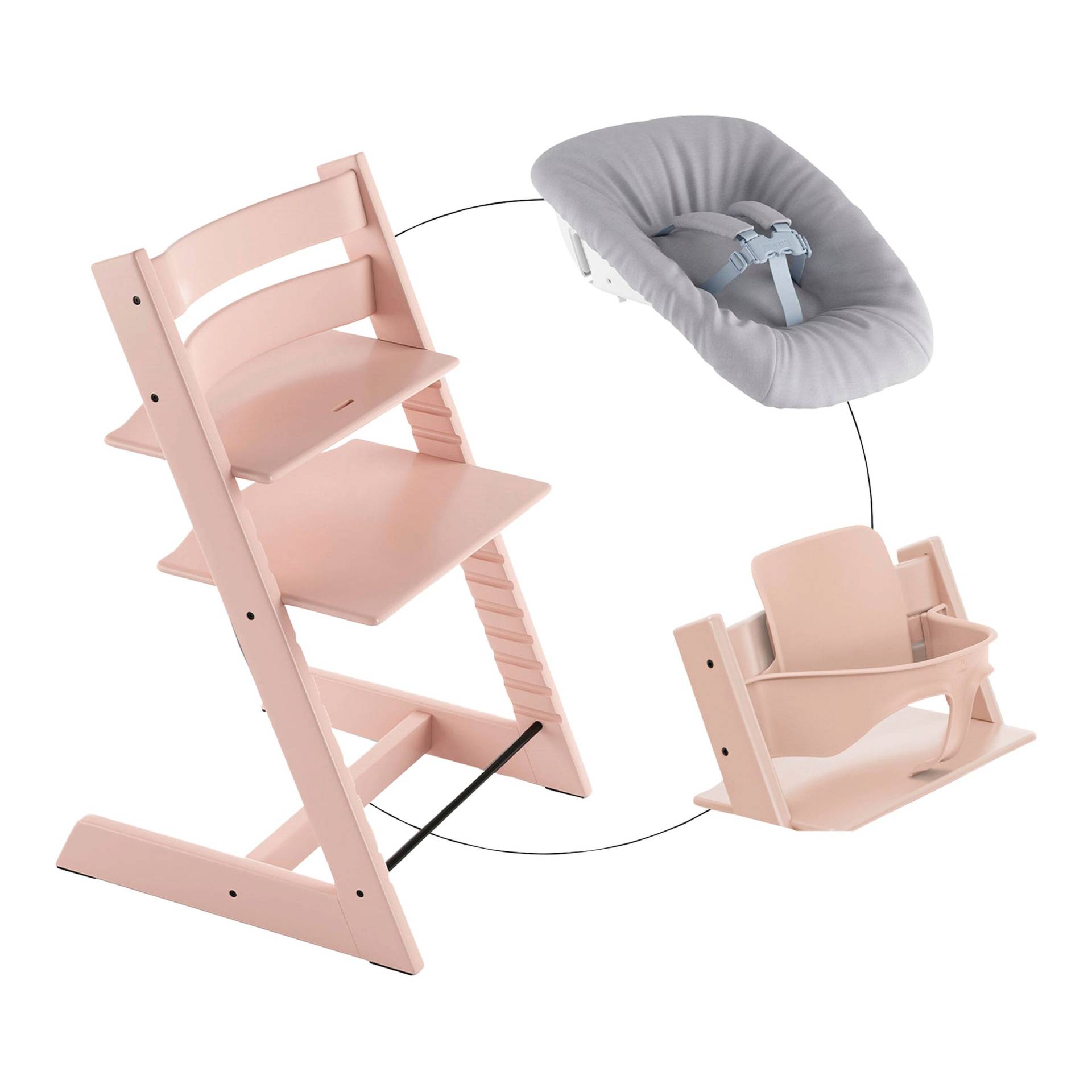 Stokke® Tripp Trapp® Bundle Treppenhochstuhl inkl. Newbornset & Babyset von Stokke