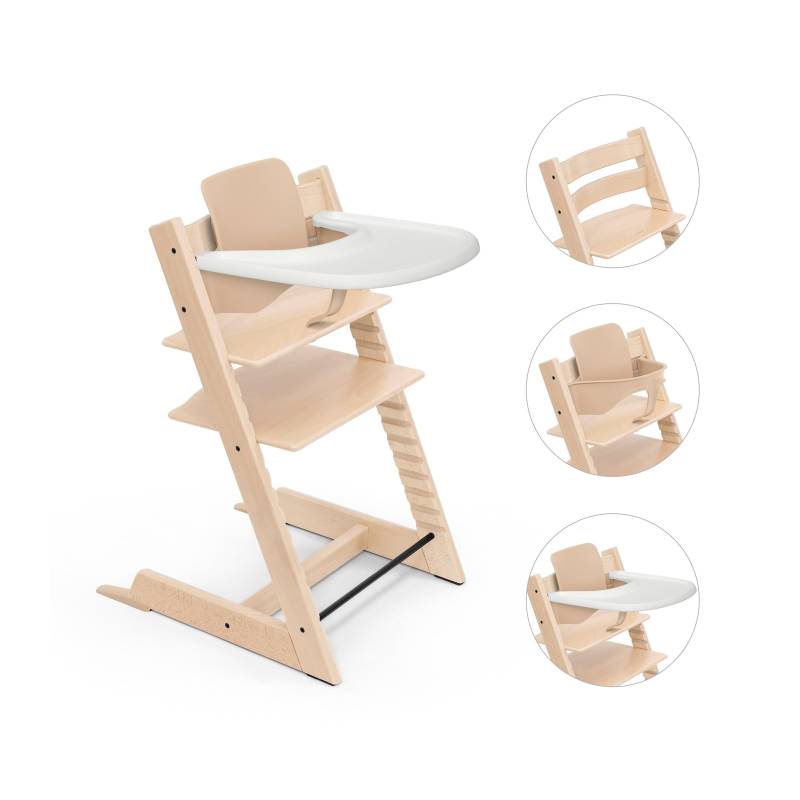 Stokke® Tripp Trapp® Bundle Treppenhochstuhl inklusive Babyset & Tray von Stokke