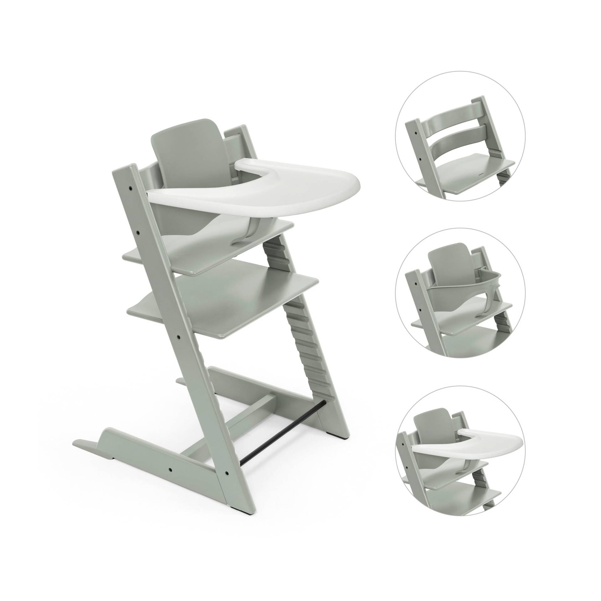 Stokke® Tripp Trapp® Bundle Treppenhochstuhl inklusive Babyset & Tray von Stokke