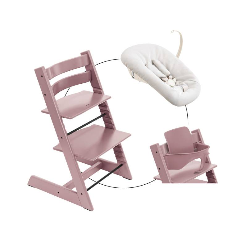 Stokke® Tripp Trapp® Bundle Treppenhochstuhl inklusive Newbornset Vanilla White & Babyset von Stokke