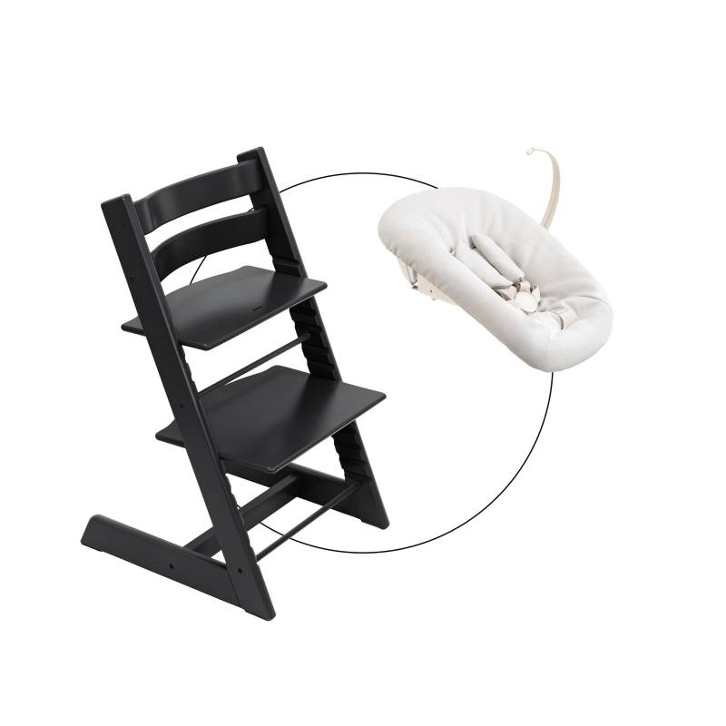 Stokke® Tripp Trapp® Bundle Treppenhochstuhl inklusive Newbornset Vanilla White von Stokke