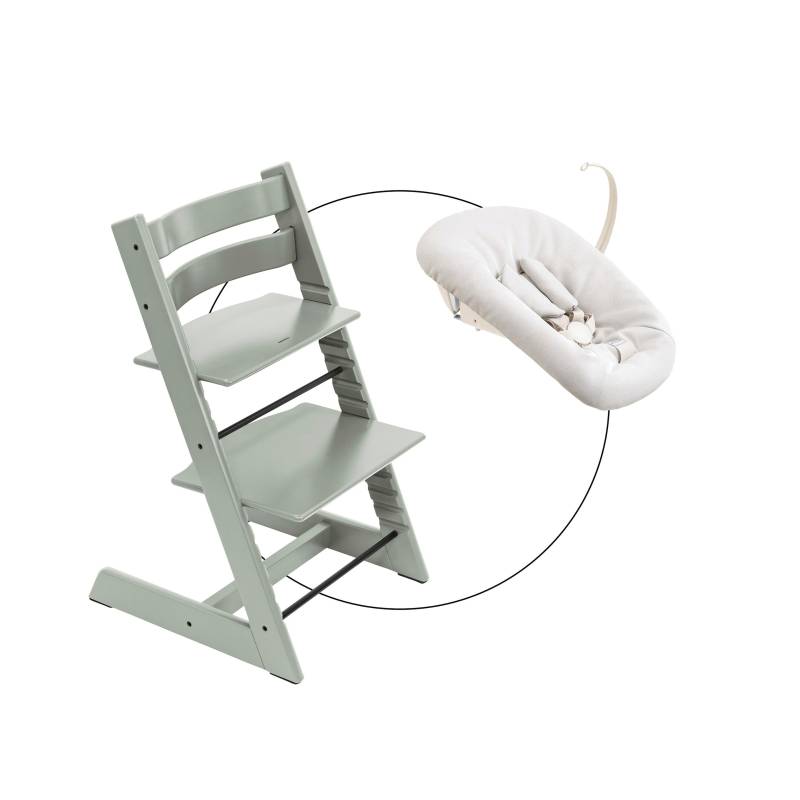 Stokke® Tripp Trapp® Bundle Treppenhochstuhl inklusive Newbornset Vanilla White von Stokke