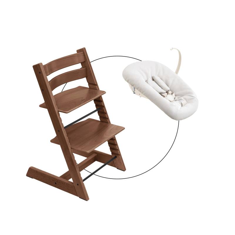 Stokke® Tripp Trapp® Bundle Treppenhochstuhl inklusive Newbornset Vanilla White von Stokke