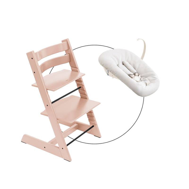 Stokke® Tripp Trapp® Bundle Treppenhochstuhl inklusive Newbornset Vanilla White von Stokke