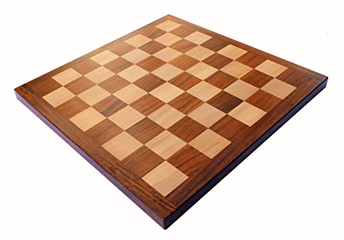 16 "x 16" Schachspielbrett aus Holz zum Sammeln ohne Figuren - passende Schachfiguren aus Holz und Messing Schachfiguren sind separat von der Marke StonKraft erhältlich von StonKraft