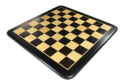 StonKraft Ebenholz-Schachbrett für professionelle Schachspieler – geeignete Schachfiguren aus Holz und Messing, Schachfiguren von Marke separat erhältlich (53,3 x 53,3 cm) von StonKraft
