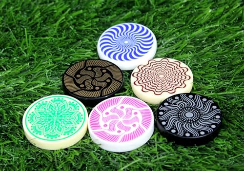 StonKraft Carrom Board Striker - Standardgröße für Carrom-Spiel mit Koffer - 2 Stück von StonKraft