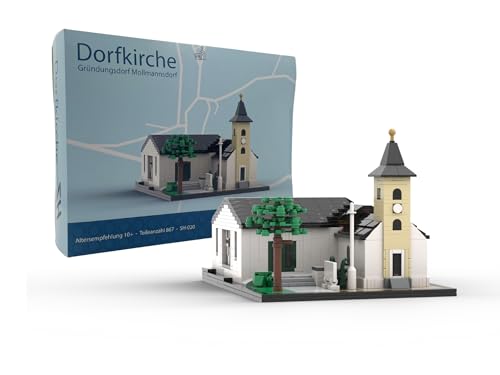 Stone Heap | Dorfkirche Klemmbaustein-Set | Modellbausatz für Fans & Sammler Stone Heap | Dorfkirche Klemmbaustein-Set | Modellbausatz für Fans & Sammler von Stone Heap