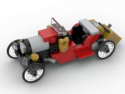 Stone Heap | Red Sportscar | Little Classics | 88 Klemmbausteine | Modellbausatz für Oldtimer-Fans & Sammler | Nr. 4 von 4 Sammelserie Stone Heap | Red Sportscar | Little Classics | 88 Klemmbausteine | Modellbausatz für Oldtimer-Fans & Sammler | Nr. 4 von 4 Sammelserie von Stone Heap