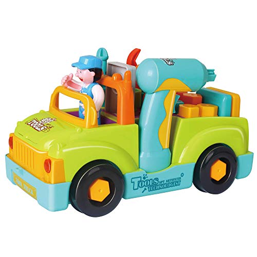 Stone and Clark Kleiner Mechaniker Werkzeug Truck – Bauen und Reparieren Bauwagen mit Lichtern und Musik – Über 20 Teile zum entnehmen – Für Jungs und Mädchen, Kleinkinder und älter, Ab 3 Jahren Stone and Clark Kleiner Mechaniker Werkzeug Truck – Bauen und Reparieren Bauwagen mit Lichtern und Musik – Über 20 Teile zum entnehmen – Für Jungs und Mädchen, Kleinkinder und älter, Ab 3 Jahren von Stone and Clark