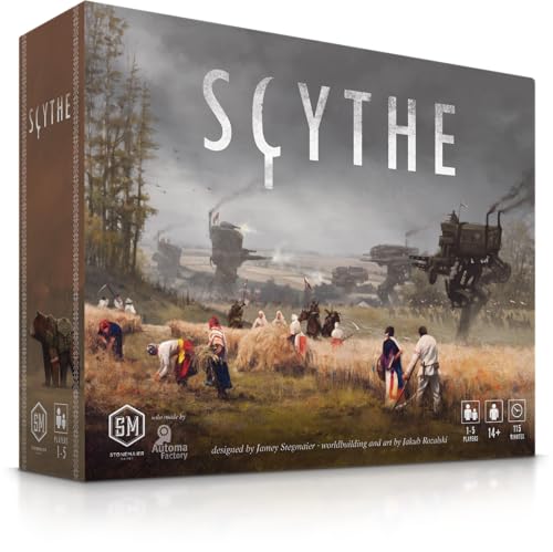 Stonemaier Games , Scythe , Board Game , Ages 14+ , 1-5 Players , 90-115 Minutes Playing Time von Stonemaier Games