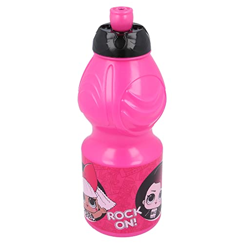 LOL Surprise Kinder-Wasserflasche aus Kunststoff, auslaufsicher, 400 ml von Stor