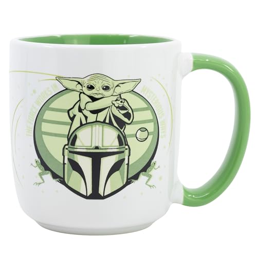 STOR Grogu & Mandalorian Elite-Becher 400 Ml von Stor