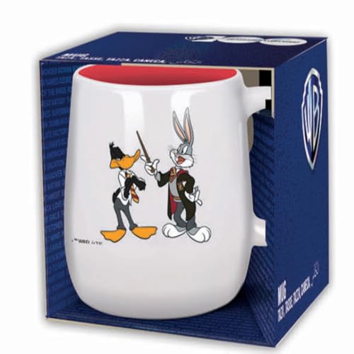 STOR 98366 Tasse dekoriert mit Illustration der Charaktere Bunny und Lucas mit Einer Kapazität von 400 ml, Multicolor, One Size von Stor