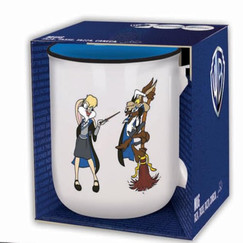 STOR 98367 Tasse dekoriert mit Illustration der Charaktere von Coyote und Lola Bunny mit Einer Kapazität von 400 ml, Multicolor, One Size von Stor