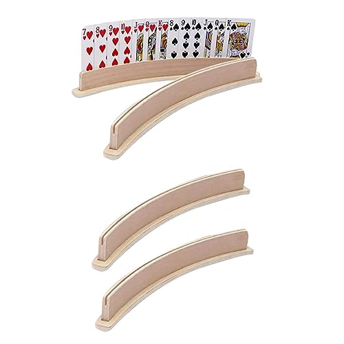 Kartenhalter Spielkarten | 2/4 Stück Spielkartenhalter Holz | Freihändiger Poker Karte Halter Ständer | Robuster Pokerzubehör Kartenhalter für Kinder, Senioren, Erwachsen Kartenhalter Spielkarten | 2/4 Stück Spielkartenhalter Holz | Freihändiger Poker Karte Halter Ständer | Robuster Pokerzubehör Kartenhalter für Kinder, Senioren, Erwachsen von Toolo