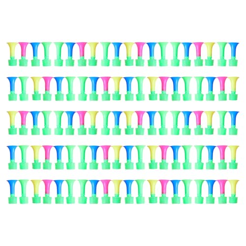 100pcs Small Push Trompete Noisemakers Party Horn Für Sportungen Event PEP Rallyes Und Mehr Pädagogische Spielzeug Stressabbau Frühes Bildungsspielzeug von Storage Bag
