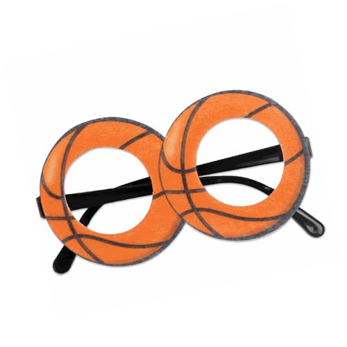 Basketballgläser Rahmen Lustige Basketball Brille Sport Themen Party Geburtstagdekorationen Für Frauen Männer Party Brille von Storage Bag