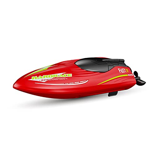 Bootsfernbedienungssteuerung Hochgeschwindigkeitsspielzeug 2 4 GHz Leistungsstarker Motor Racing Boot Für Lake Pool Kids Boy Elektronisches Geschenk Speed ​​Boat Für Erwachsene Kinder Schnell von Storage Bag