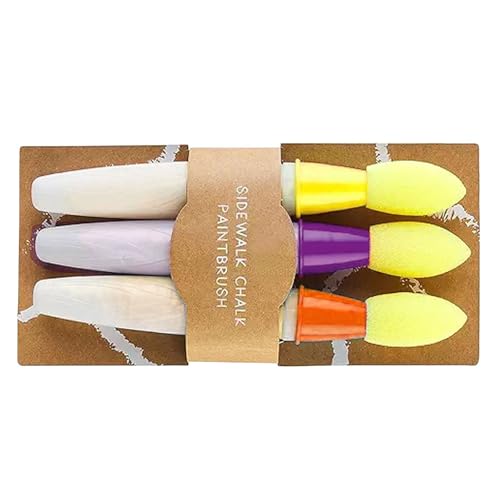Bürgersteig Pinsel Packung 3 Pack Mit Waschbarer Funktion Für Nachhaltige Farbenfrohe Kunstvolle Kreidefarben Bürgersteig Pinsel Packung 3 Pack Mit Waschbarer Funktion Für Nachhaltige Farbenfrohe Kunstvolle Kreidefarben von Storage Bag