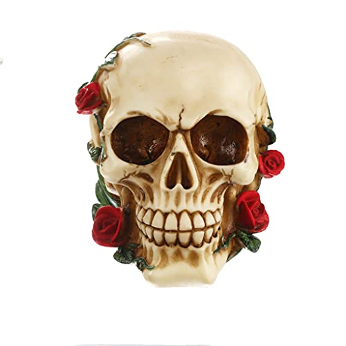 Dekorative Studie Figur Home Library Bücherregal Dekoration Horror Halloween Scarry Face Bookenden Halloween Ornamente Set Set von Storage Bag
