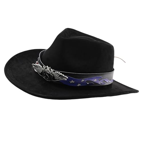 Klassischer Star Trim Homburg Top Hat Panama Geschenk Für Freund Top Western Kostüm Für Versammlungen Freien Cowboy Hüte Frauen Kinder Männer Western Klassischer Star Trim Homburg Top Hat Panama Geschenk Für Freund Top Western Kostüm Für Versammlungen Freien Cowboy Hüte Frauen Kinder Männer Western von Storage Bag