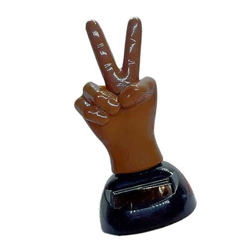 Kreativer Solarfinger Bobbleheart Spielzeugfreundlicher Armaturenbrettstile Amüsant Solarschüttler Fingerspielzeug Für Autos Und Schreibtische von Storage Bag
